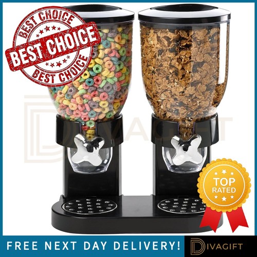 Black cereal dispenser - cereal,