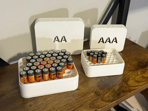 And aaa battery storage - aa,