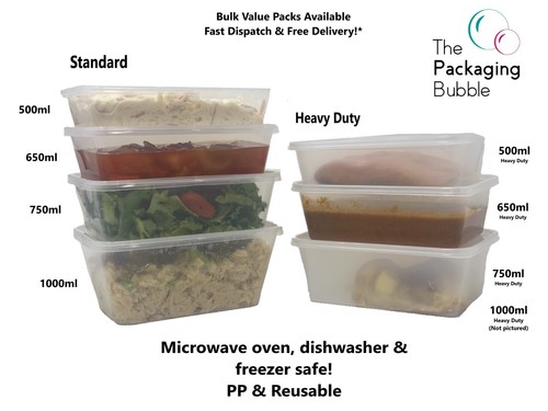 Food plastic containers with - plastic,
