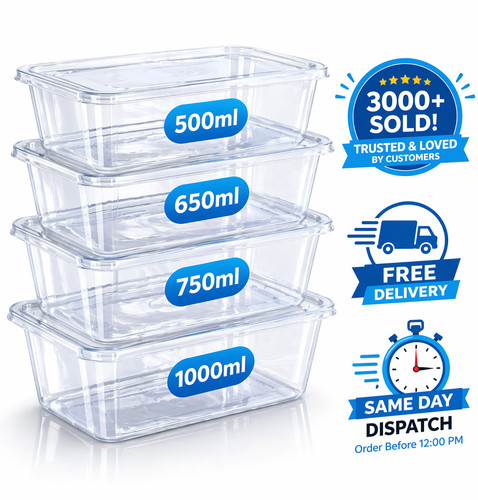 Plastic food containers with - plastic,