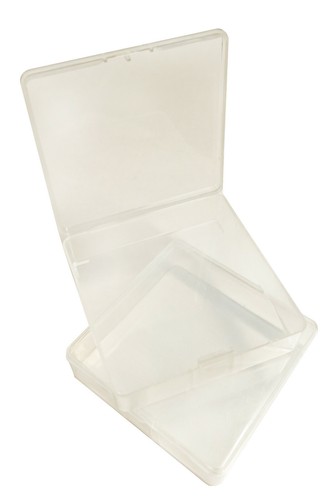 Clear plastic boxes snap - clear,
