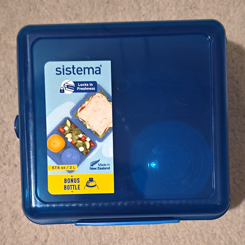 Sistema blue plastic lunch - 2l,