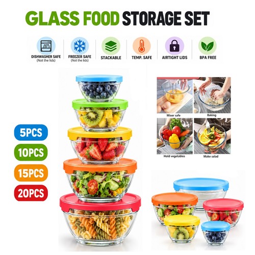 Glass food storage containers - storage,