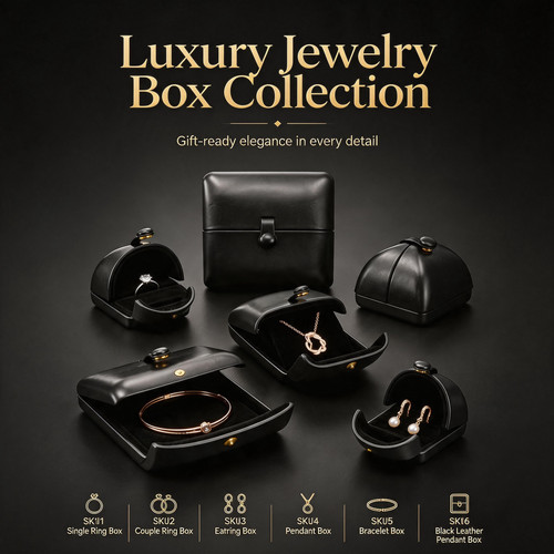 5pcs black leather snap - 5pcs,
