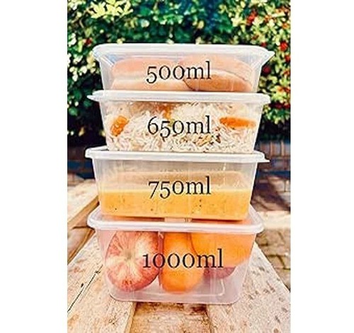 Plastic food containers - containers, with
