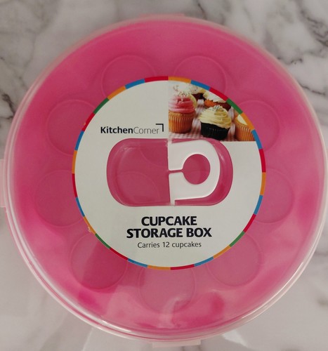 Cupcake storage box with - with, carry