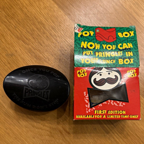 Pringles pop box oval plastic - oval,