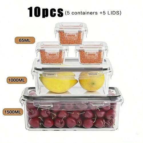 Plastic food containers - plastic,