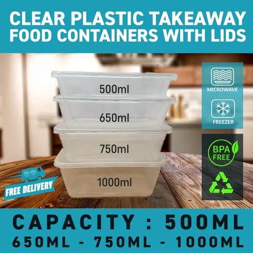 Takeaway food containers with - food,